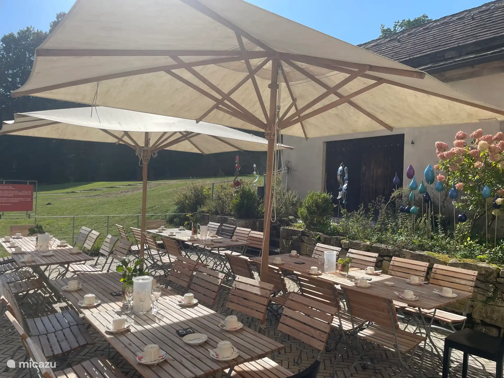 Terrasse au kloster Dalheim