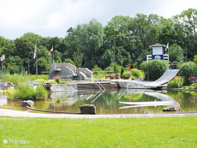 Huisje Mees huren in Duitsland, Sauerland, Husen - Lichtenau - bungalow Natuurbad met water uit rivier de Altenau