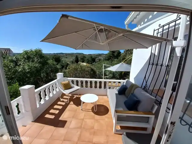 villa estrella de mar en España, Costa Blanca, Moraira - villa Maravilloso enfriamiento en ambas terrazas y excelentes vistas.