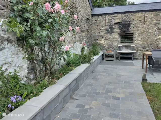 La Ferme Oubliée | Belgique, Ardennes, Paliseul - gîte / cottage Fleurs dans le patio