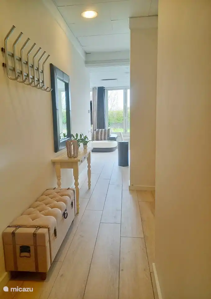 entry through the hallway