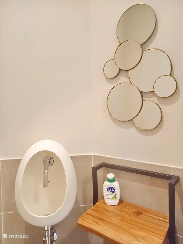 the egg in the separate toilet