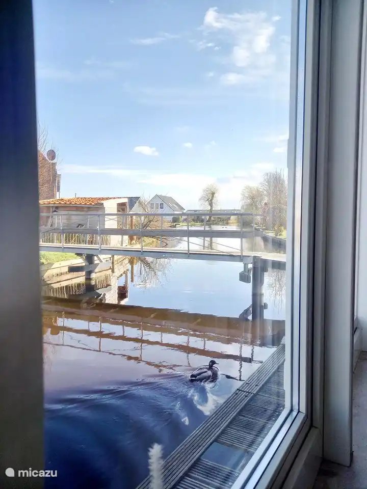 look at the bridge outside