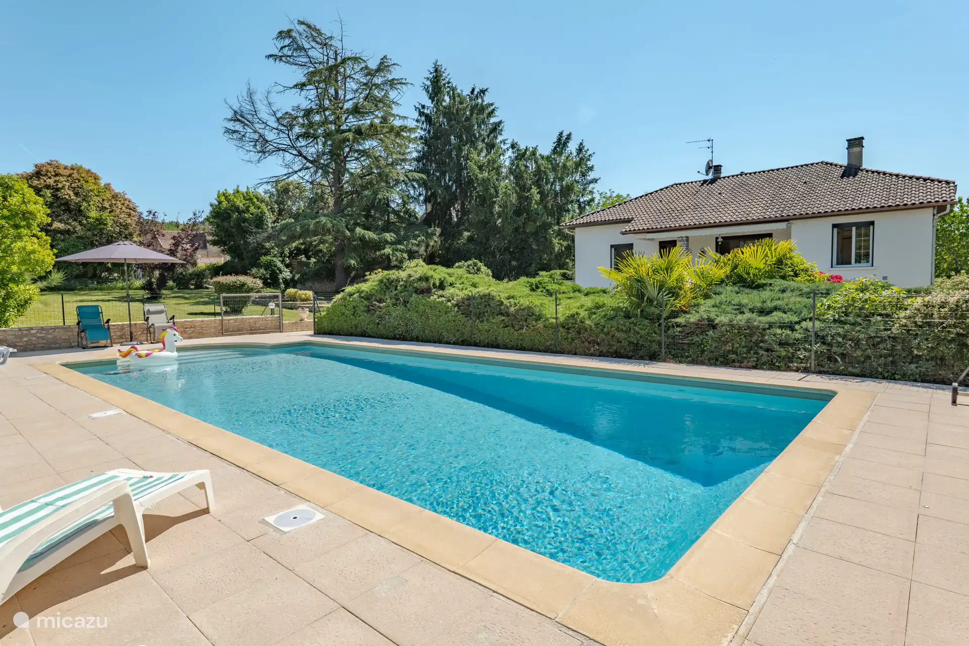 The large swimming pool