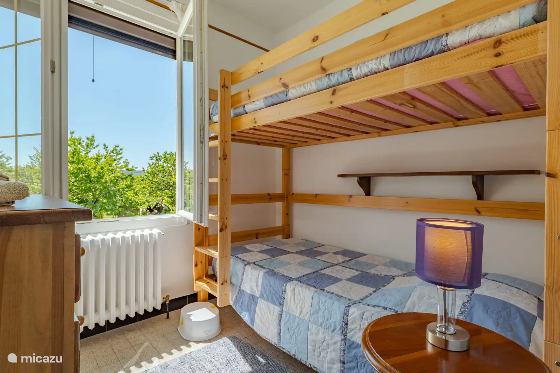 The bunk bed