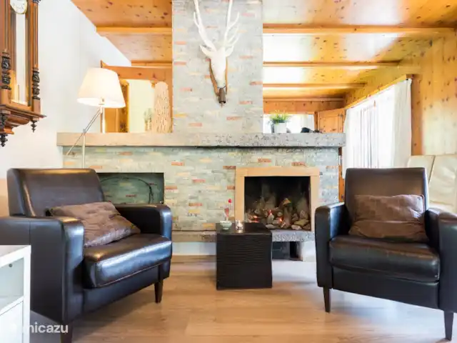 Chalet Jewel Casa Familiar en Suiza, Valais, Fieschertal - chalet Joya de sala de estar de madera contrachapada