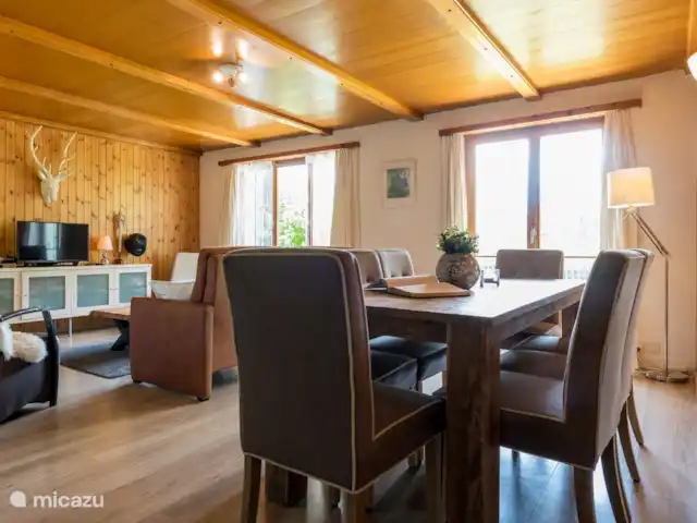 Chalet Jewel Casa Familiar en Suiza, Valais, Fieschertal - chalet Sala de estar joya dúplex
