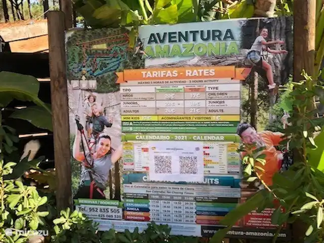 Location de Vacances Espagne, Costa del Sol, Marbella Elviria, appartement - Pino, résidence de golf Don Carlos parc d'escalade Amazonie