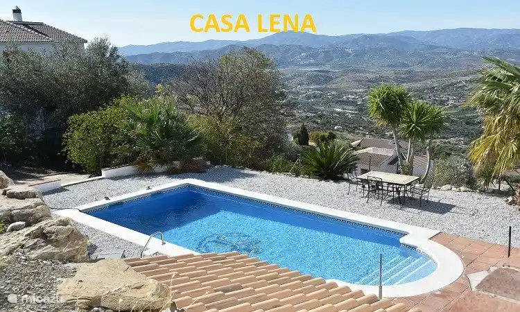 villa, Canillas de Aceituno, Andalusien, Spanien - Casa Lena gegen Naturschutzgebiet