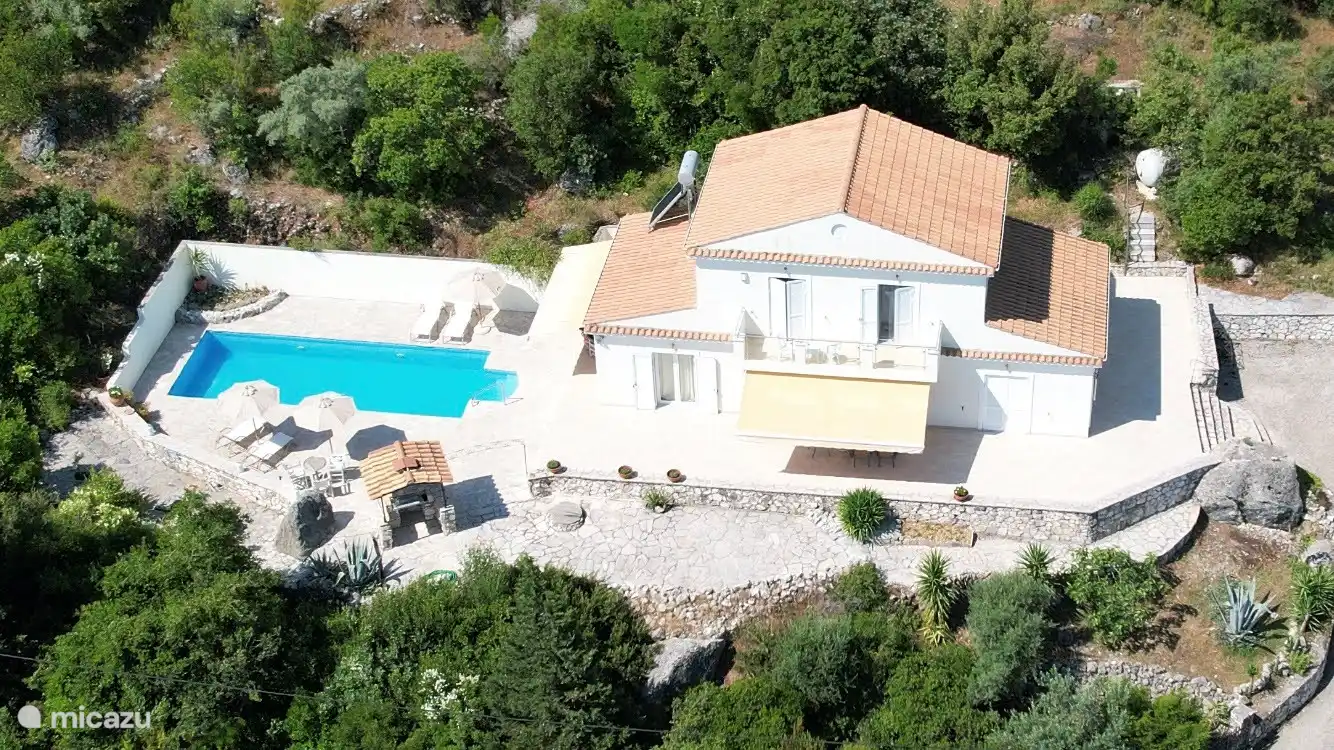 Villa mit Meerblick und Pool in Griechenland, Lefkada, Nikiana - Villa