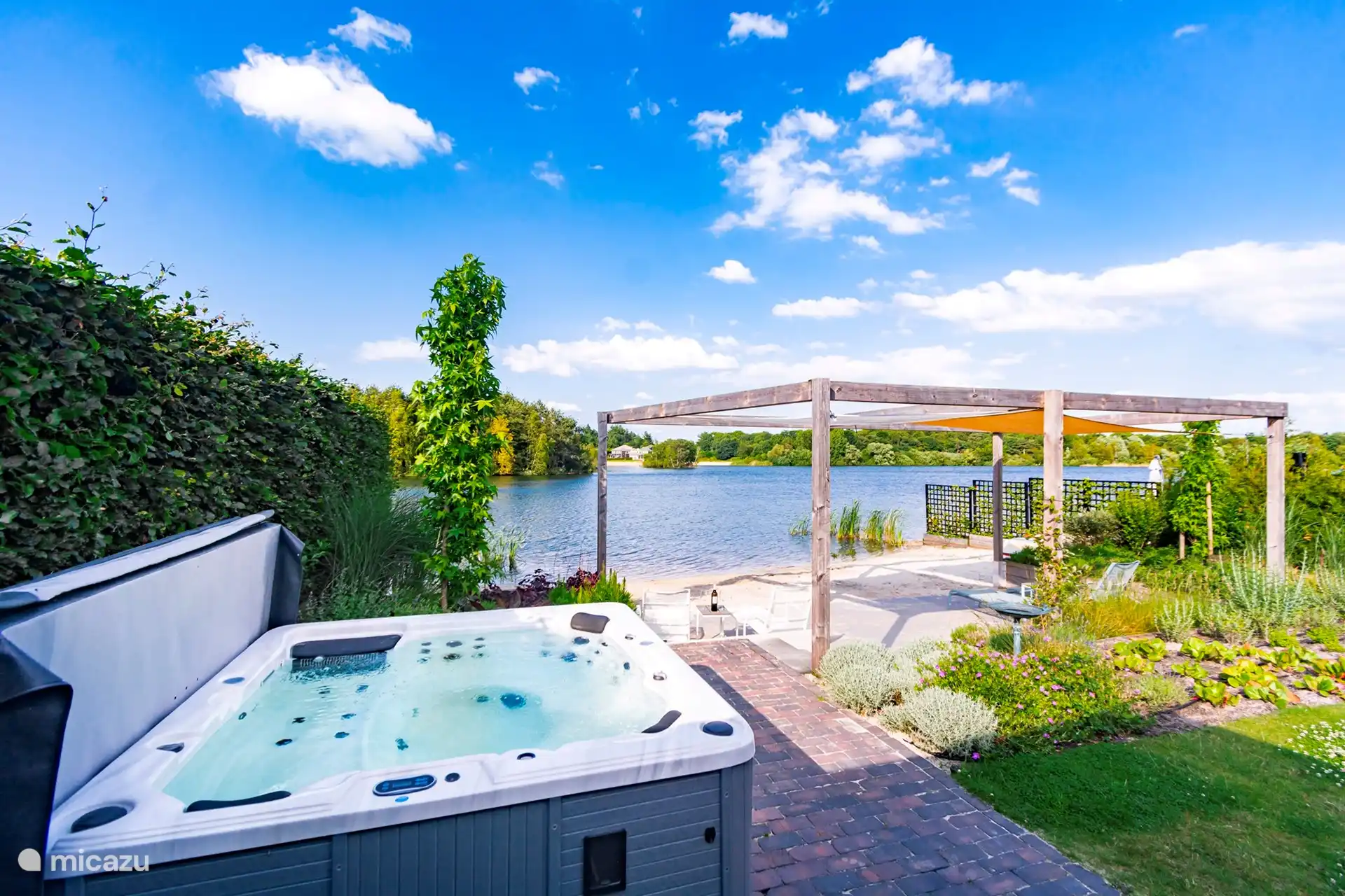 Wasservilla Plas van Francke in Niederlande, Overijssel, Sibculo - ferienhaus