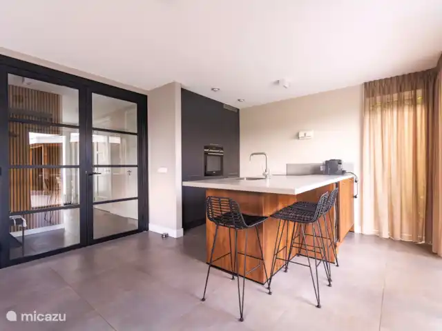 Villa sur l'eau Plas van Francke | Pays-Bas, Overijssel, Sibculo - maison de vacances Cuisine moderne avec, entre autres, cave à vin