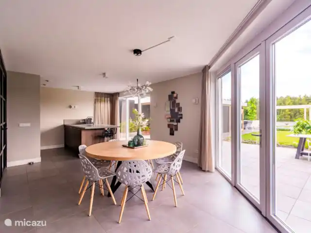 Villa sur l'eau Plas van Francke | Pays-Bas, Overijssel, Sibculo - maison de vacances Cuisine avec accès au jardin