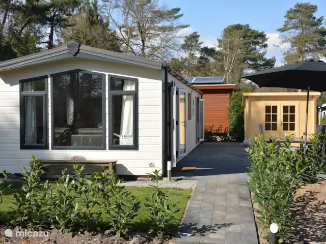 Chalet de Wildspot huren in Nederland, Gelderland, Beekbergen - chalet Heerlijk plekje in het bos