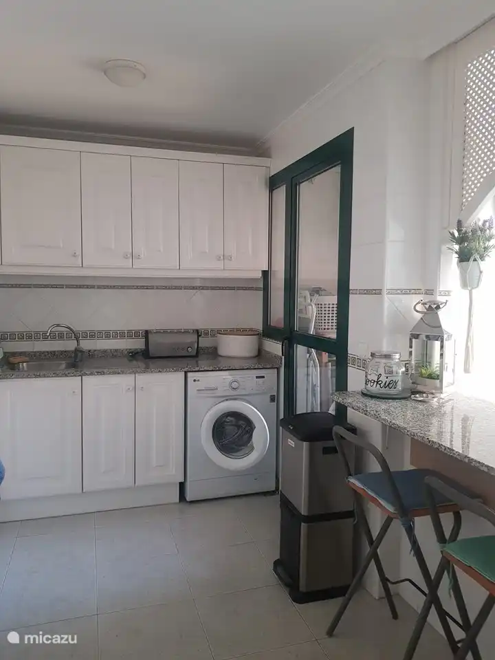 Kitchen with new boiler