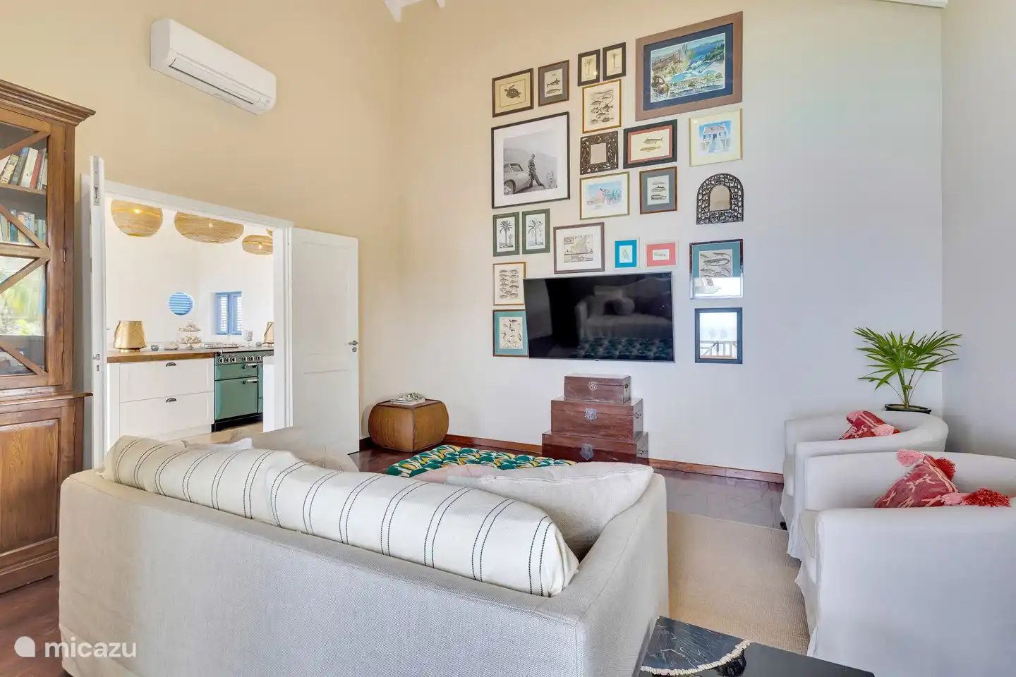 Je favoriete serie kijken is mogelijk in de tv-kamer.