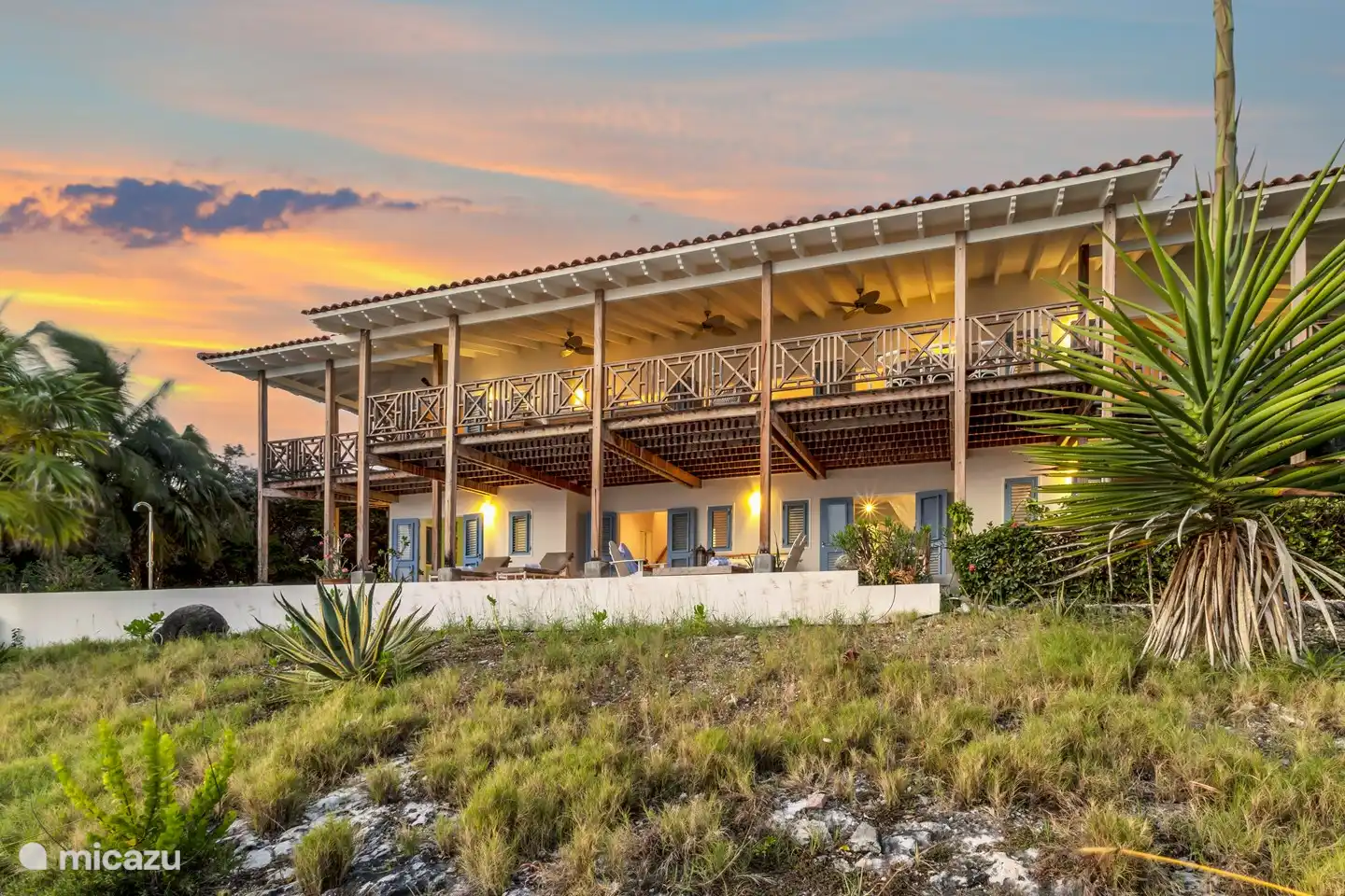 The Shores 32 wanneer het gaat schemeren.