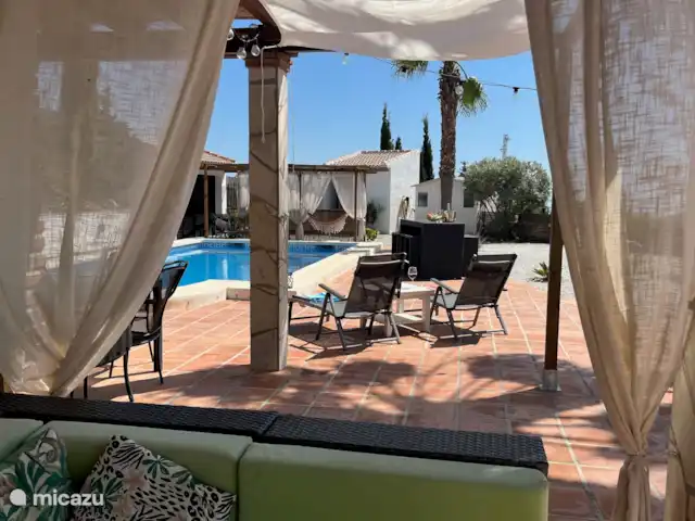 Villa Las Palmeras avec grande piscine | Espagne, Andalousie, Canillas De Albaida - villa Depuis le salon