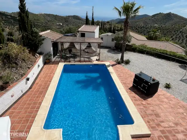 Villa Las Palmeras avec grande piscine | Espagne, Andalousie, Canillas De Albaida - villa Emplacement privé