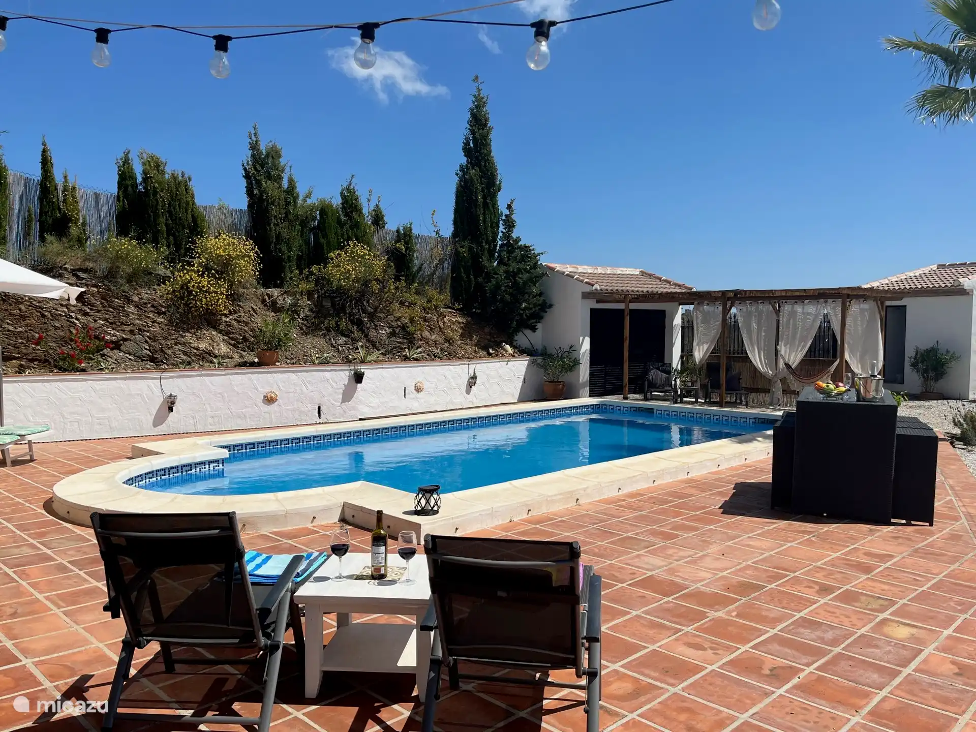 pool area, bar and relax