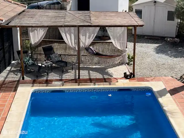 Villa Las Palmeras avec grande piscine | Espagne, Andalousie, Canillas De Albaida - villa Salon pergola