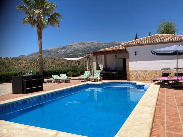 Vakantiehuis Spanje, Andalusië, Árchez - villa Villa Las Palmeras met groot zwembad