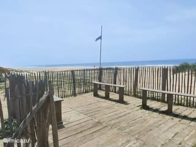 Wandelen, Frankrijk, Landes, Saint-Julien-en-Born, bungalow Village Océlandes