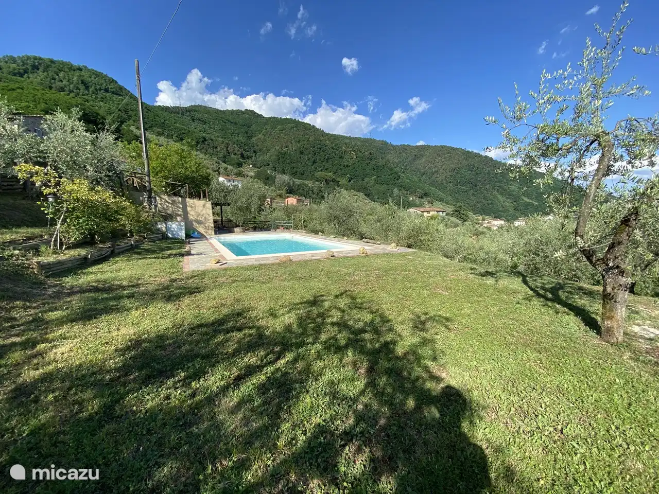 The beautiful pool with a panoramic view.