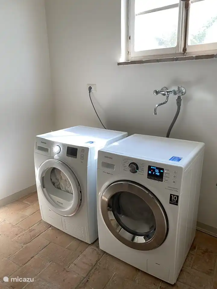 the laundry/storage room