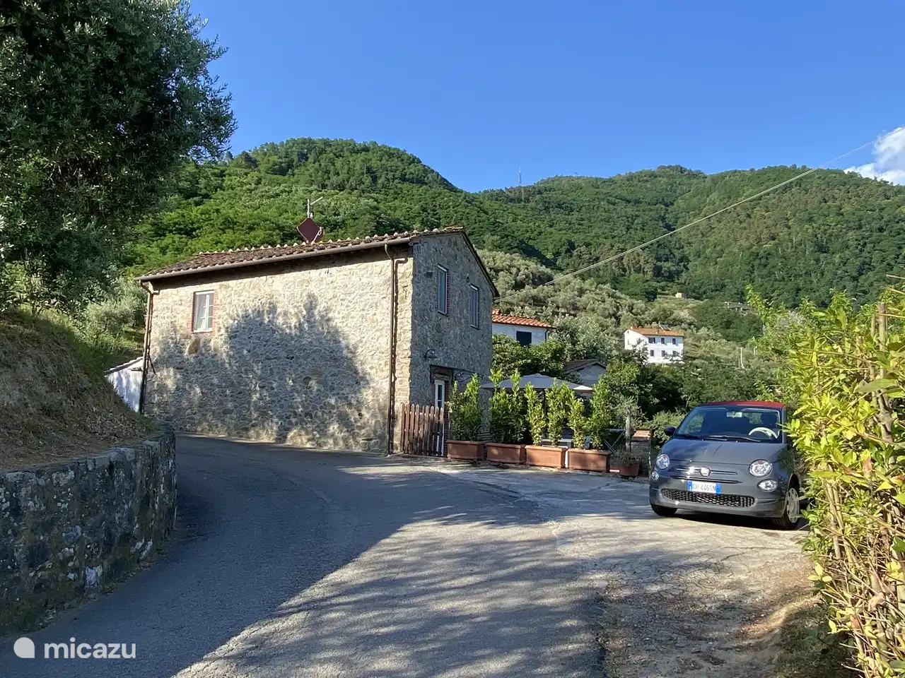 The house including the first parking space