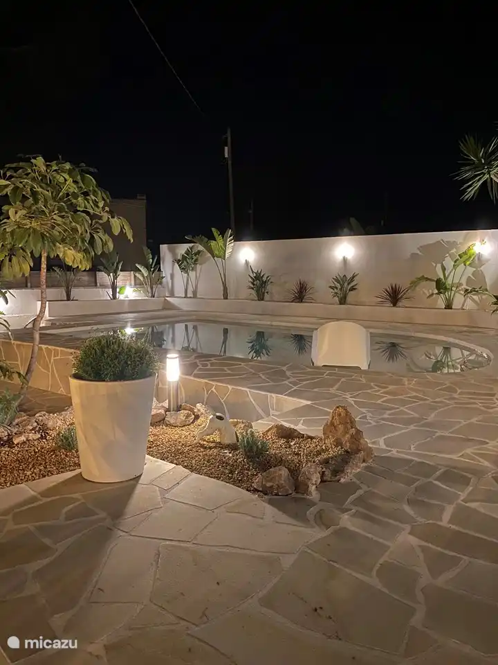 Gemütliche Stimmungsbeleuchtung im gesamten Garten.