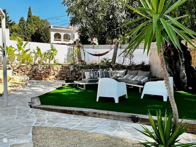 Casita Mimos Calpe - Costa Blanca huren in Spanje, Costa Blanca, Calpe - villa Lounge hoek in de tuin