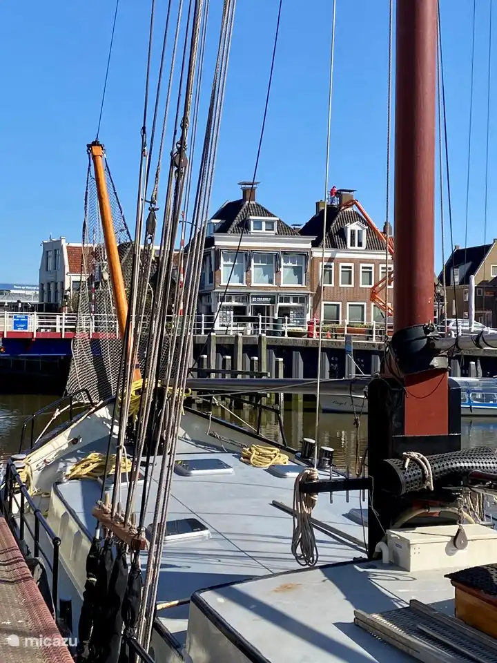Blick auf das Ferienhaus Suderhaven in Harlingen
