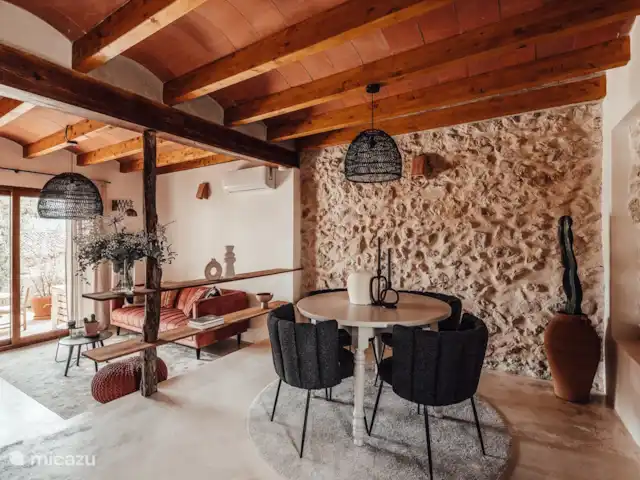Location de Vacances Espagne, Costa Blanca, Lliber, maison de vacances - Cà la Vall | Votre séjour méditerranéen La salle à manger et le salon