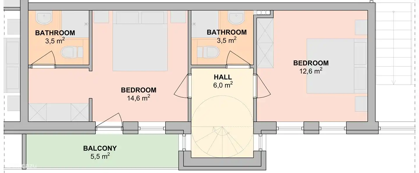 Plano de planta, 1er piso