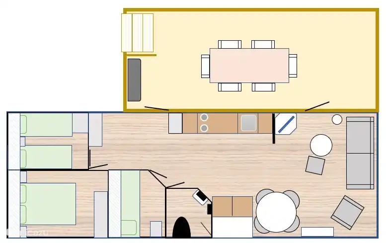 Karte des Ferienhauses