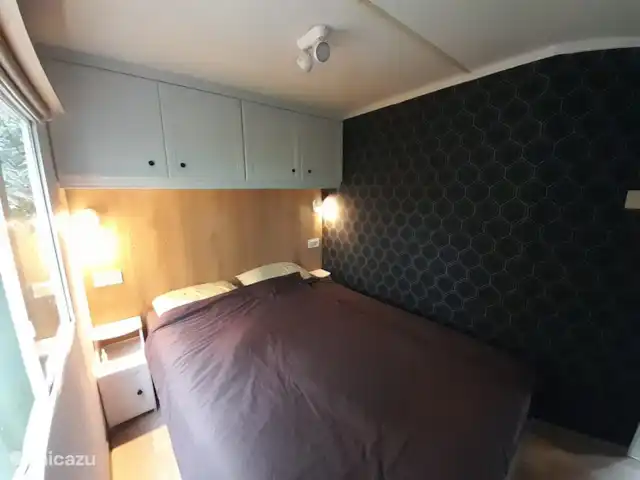 Buitenhuis le mobil-home n° 70 | Pays-Bas, Overijssel, Raalte - mobil-home Chambre avec sommier tapissier 2 personnes