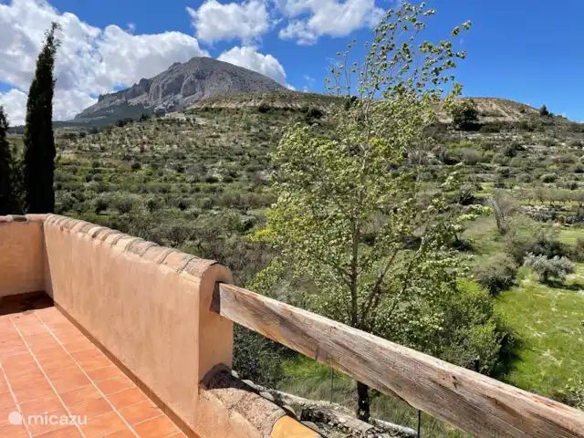 Casas DeMi huren in Spanje, Andalusië, Vélez-Blanco - vakantiehuis Uitzicht vanaf terras appartement