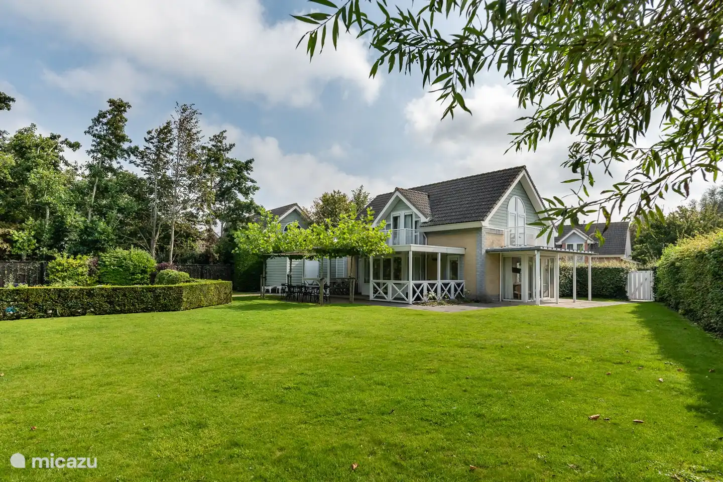 Der großzügige Garten