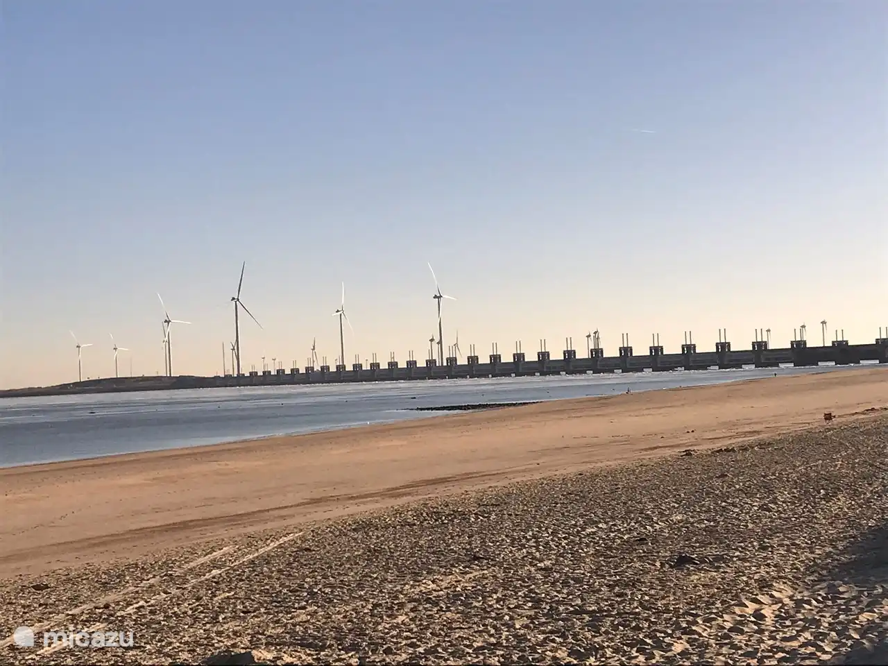 in der Nähe des Sturmflutwehrs