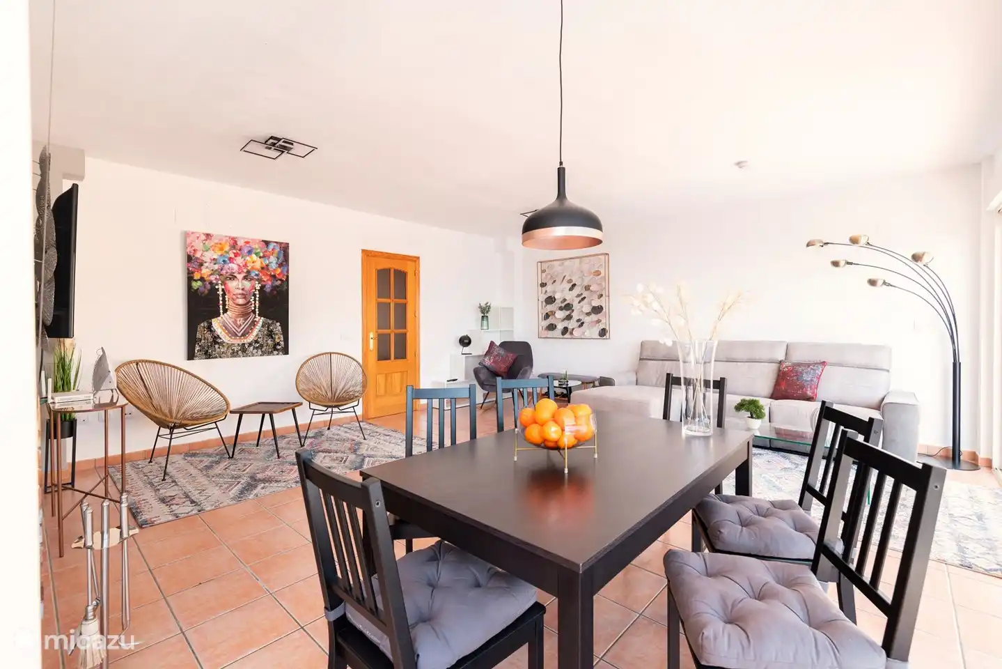 Amplia sala de estar