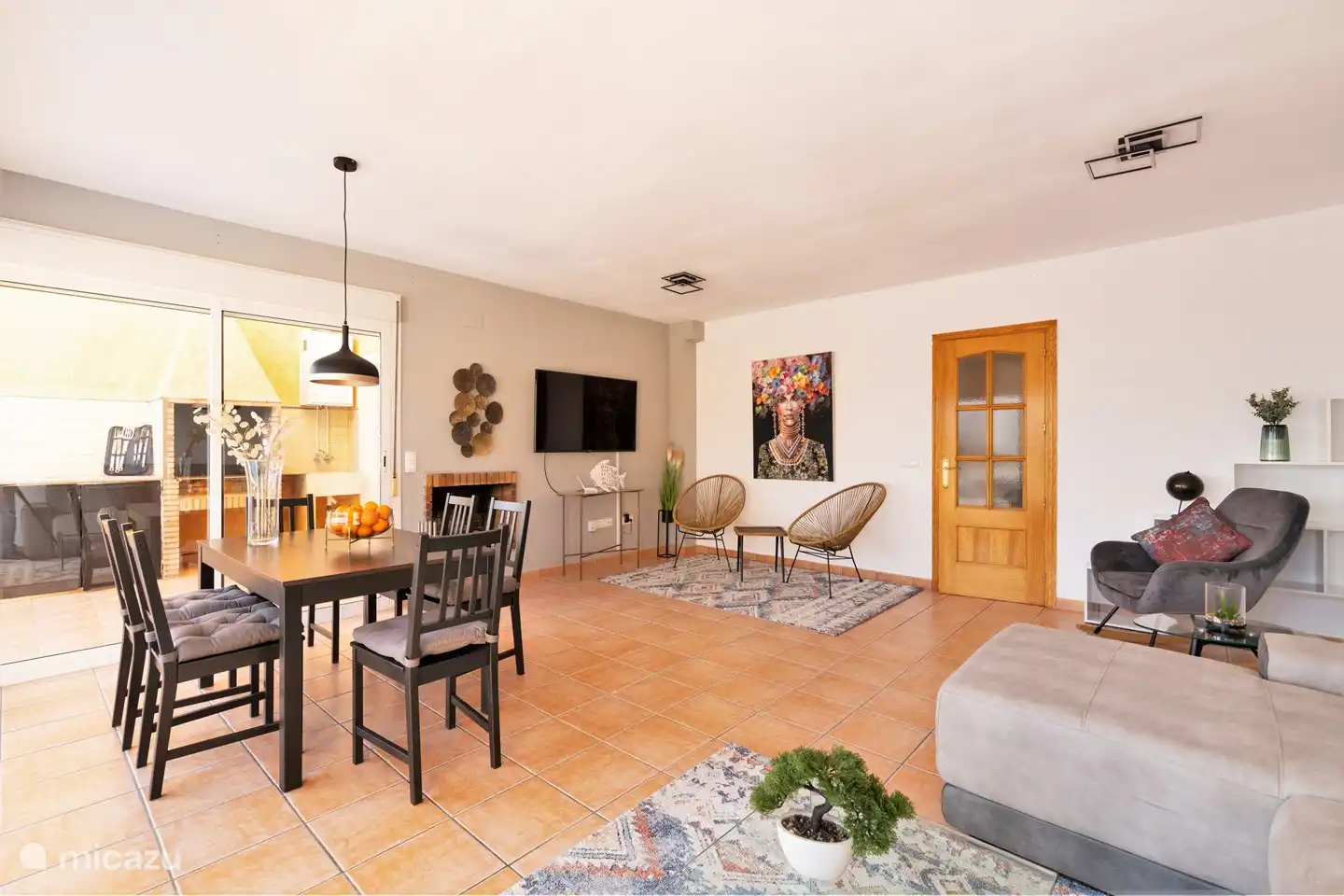 Amplia sala de estar