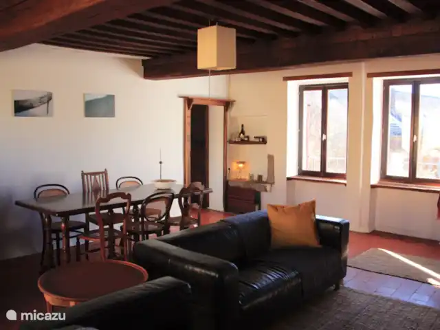 Le Chat Noir en Francia, Nièvre, Ouroux-en-Morvan - casa rural / cabaña La sala de estar