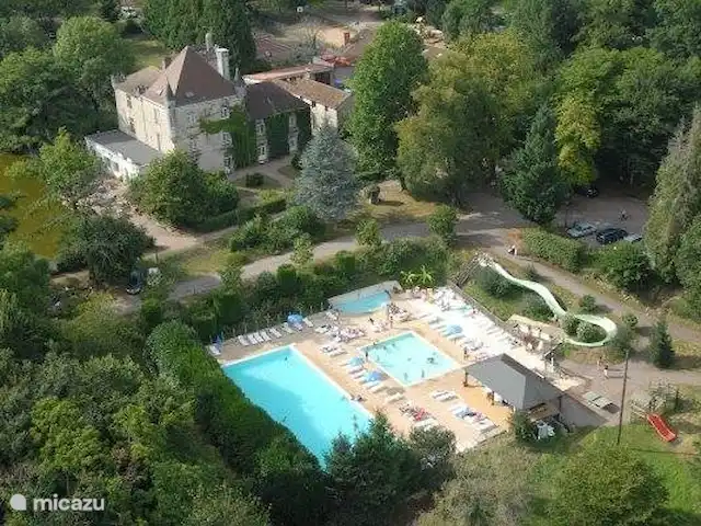Mobil-home Château Le Verdoyer **** | France, Dordogne, Champs-Romain - mobil-home Vue d'ensemble du terrain