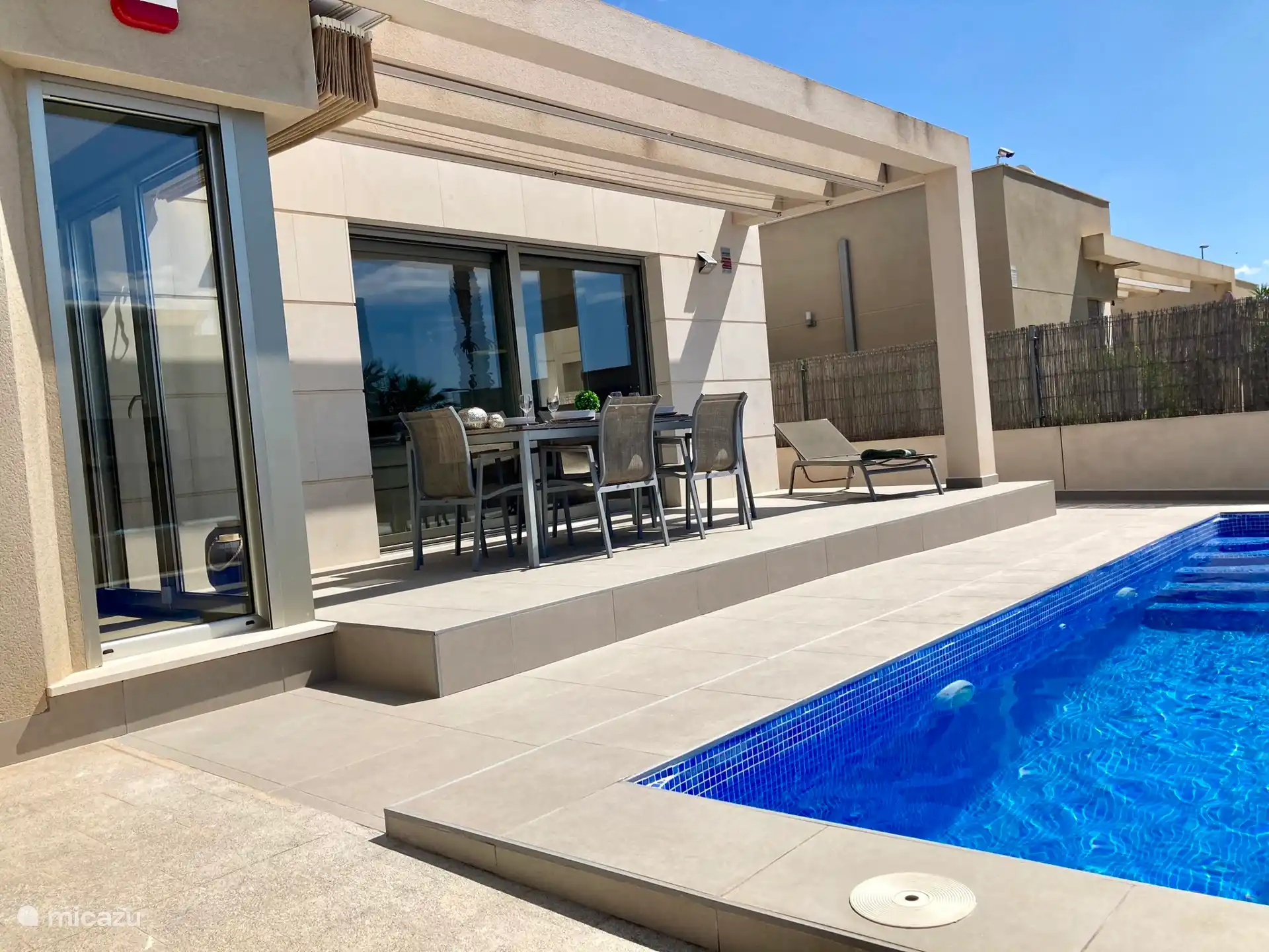 View from the sunbeds