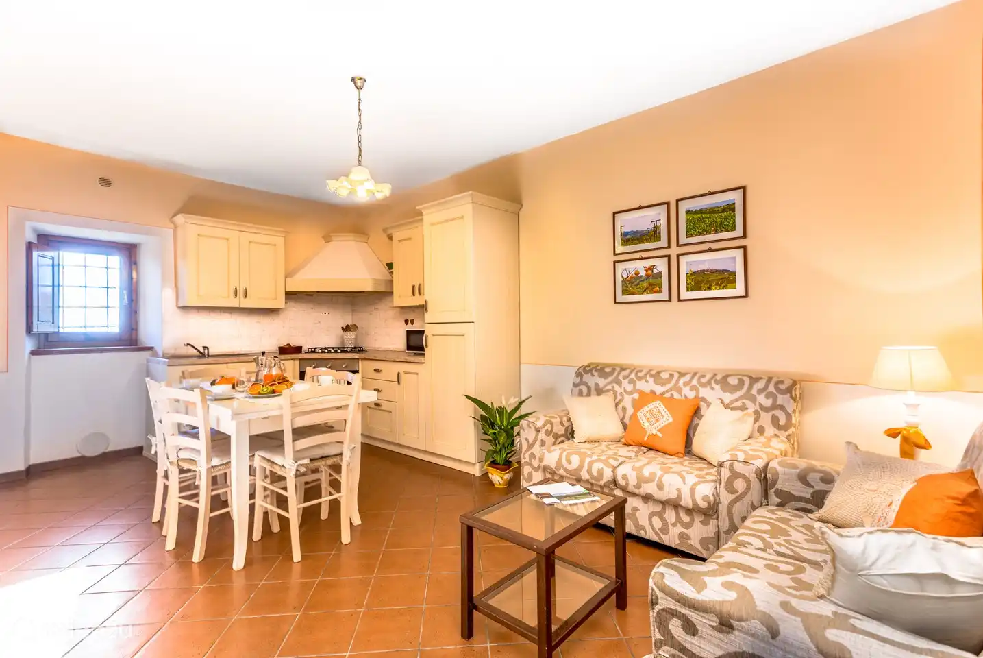 Cuisine / Salon Appartement Mandorlo - Monti 1824