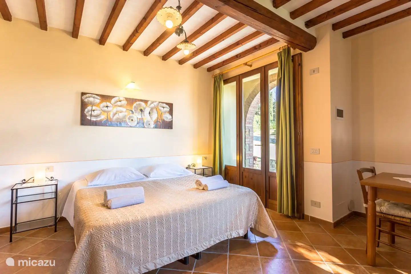 Chambre 3 avec lit double et 2x lit simple
Appartement Mandorlo - Monti 1824