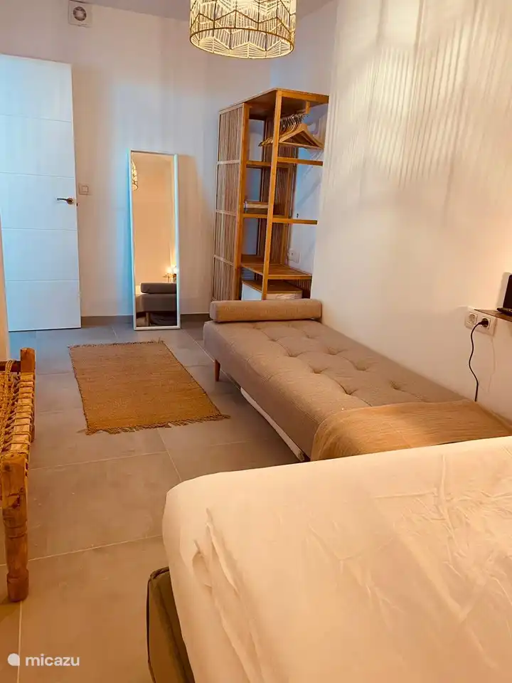 Closet and extra sofa bed