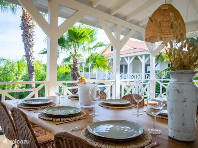 penthouse en Curazao, Banda Arriba (este), Jan Thiel – Ático Palmera Tropicana Amplia terraza