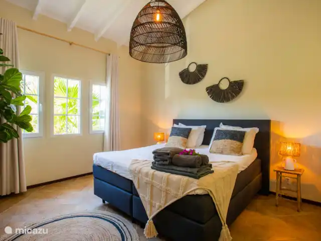 penthouse en Curazao, Banda Arriba (este), Jan Thiel – Ático Palmera Tropicana Dormitorio principal